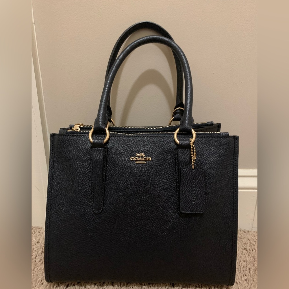 Coach Black Leather Handbag